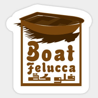 boat..Felucca Sticker